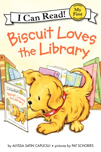 Biscuit loves the library