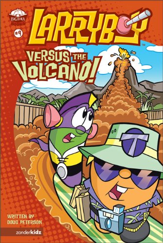 Larryboy versus the volcano!