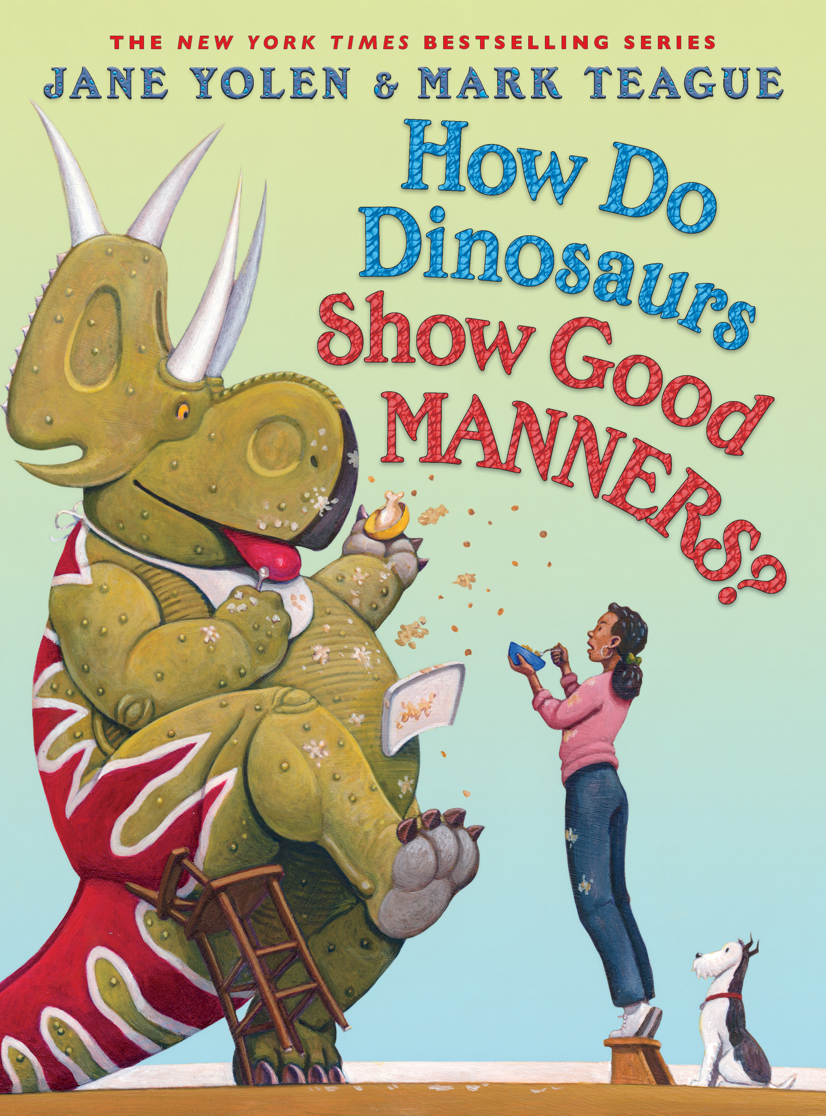 How do dinosaurs show good manners?