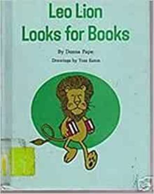 Leo Lion looks for books,