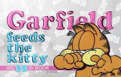 Garfield feeds the kitty