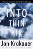 Into thin air : a personal account of the Mount Everest disaster