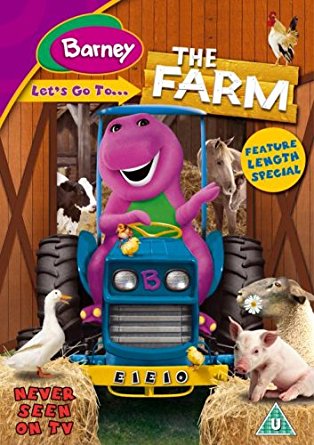 Barney. : Let's go to the farm