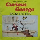Curious George walks the pets