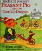 Richard Scarry's Peasant Pig and the terrible dragon, with Lowly Worm the jolly jester.